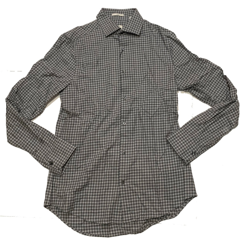 Gat Men's Gray Checkered Shirt